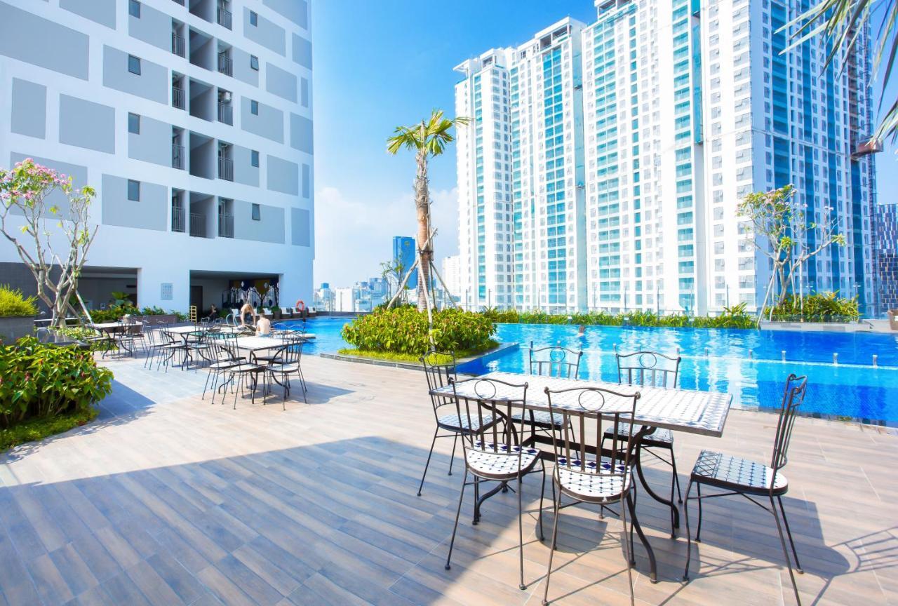 Jessie Saigon Apartment - Rivergate Residence โฮจิมินห์ซิตี้ ภายนอก รูปภาพ